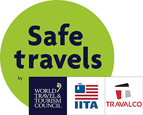 WTTC SafeTravels Stamp with Logo and Icon SMALL